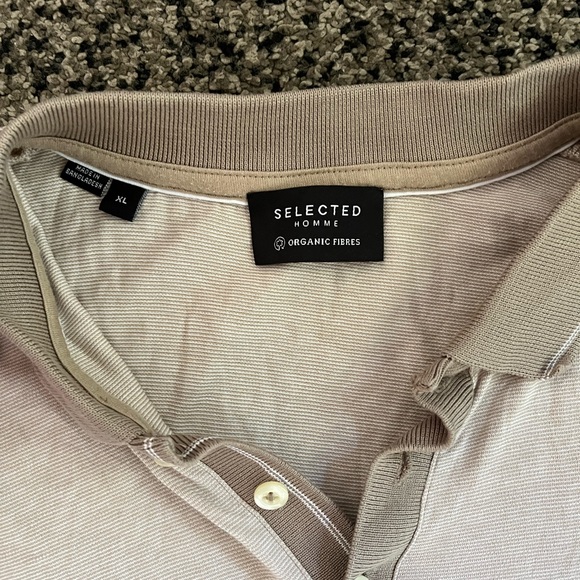 BEIGE COLLARED SHIRT - Picture 2 of 3